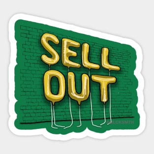 Sell Out (yellow letters) Sticker